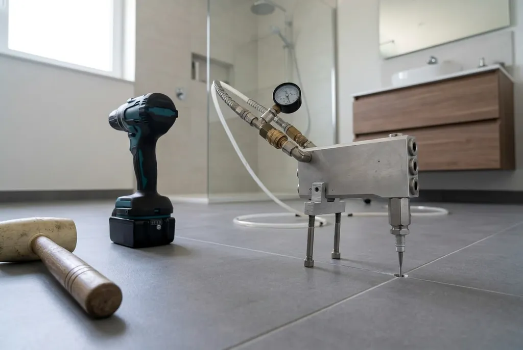 Kitbedrijf Velp – holle tegels injecteren